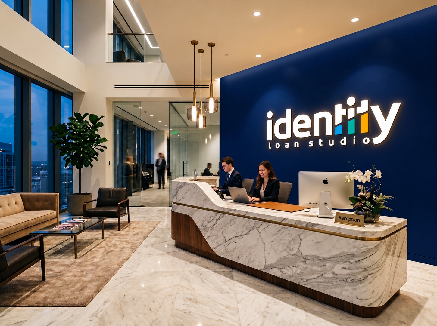 Identity Loan Studio Reception Office